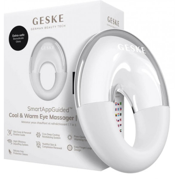 Фото - Массажер для глаз GESKE Cool & Warm Eye Massager 7 в 1 белый (GK000702WH01)