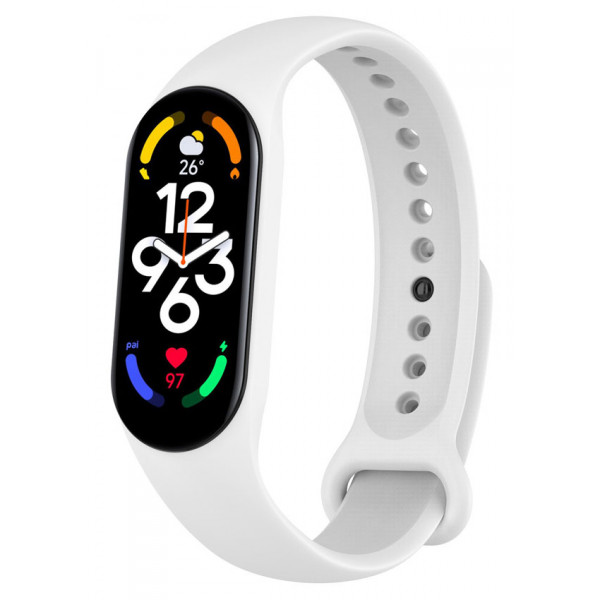 Фото - Ремешок для фитнес-браслета BeCover Xiaomi Mi Smart Band 7 White (707486)