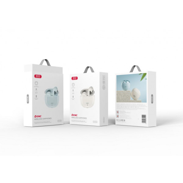 Фото - Наушники вкладыши беспроводные TWS XO G16 ENC White (XO-G16WH)