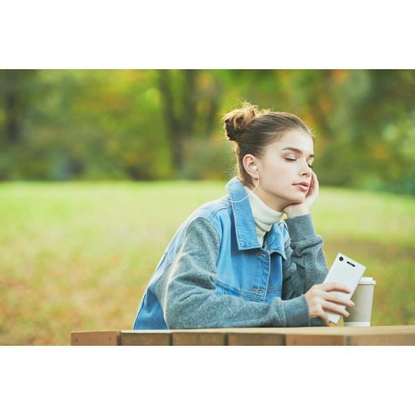 Фото - Наушники накладные беспроводные Sony WI-C300 White (WIC300W.E)