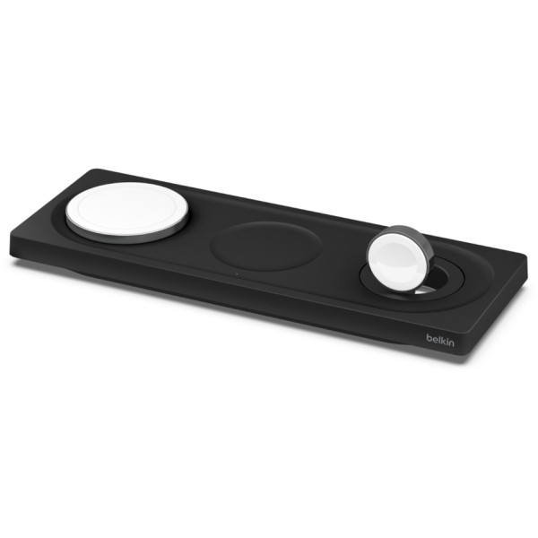 Фото - Беспроводное зарядное устройство Belkin MagSafe 3in1 Black (WIZ016VFBK)