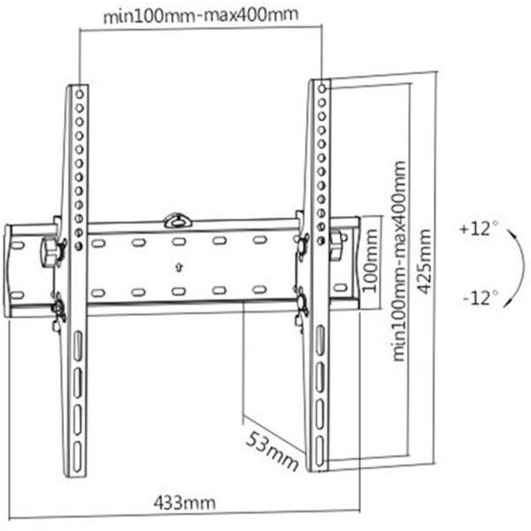 Фото - Крепление для телевизора Gembird WM-55T-02