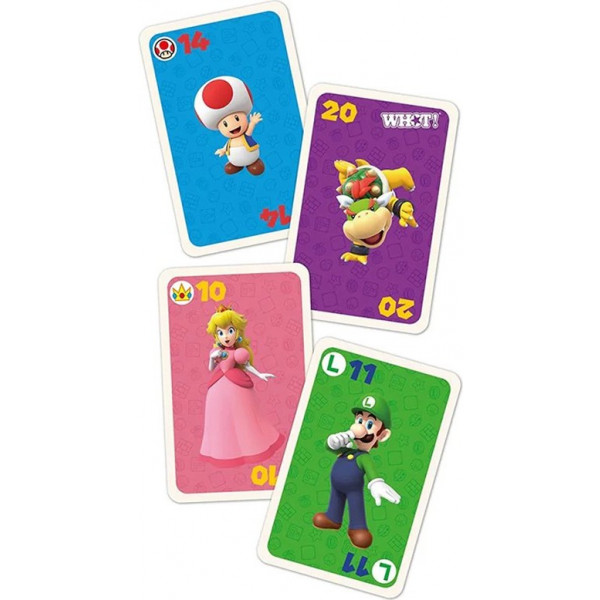 Фото - Настольная игра карточная (5-7 лет) Winning Moves Super Mario WHOT! Board Game (WM02857-ML1-12)