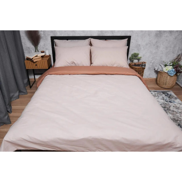Фото - Пододеяльник двуспальный евро Moon&Star Бязь Gold Люкс Brown Blanc King Size 220x240 см (MS-870000329)