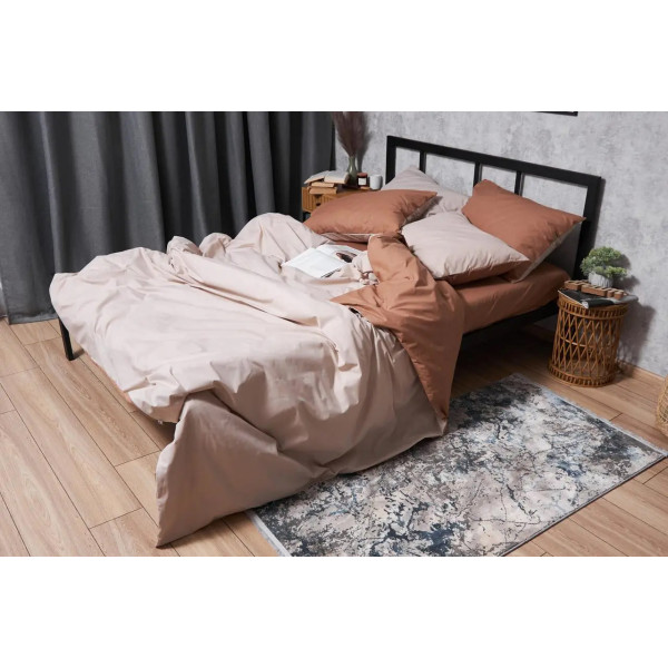 Фото - Пододеяльник двуспальный евро Moon&Star Бязь Gold Люкс Brown Blanc King Size 220x240 см (MS-870000329)