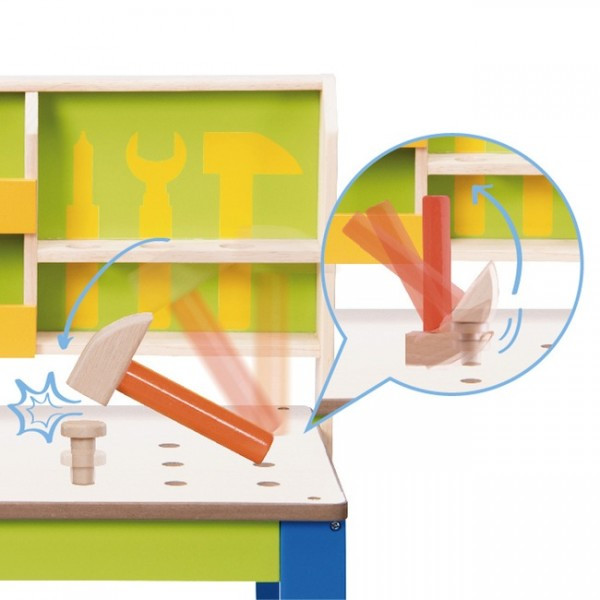 Фото - Сюжетно-ролевая игра. Набор-профессий Wonderworld Wonderworld Стол Плотника (WW-4560)