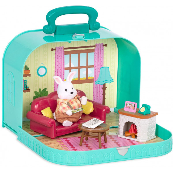 Фото - Коллекционные фигурки Li'l Woodzeez Гостиная. Кейс Голубой с аксессуарами (WZ6599Z)