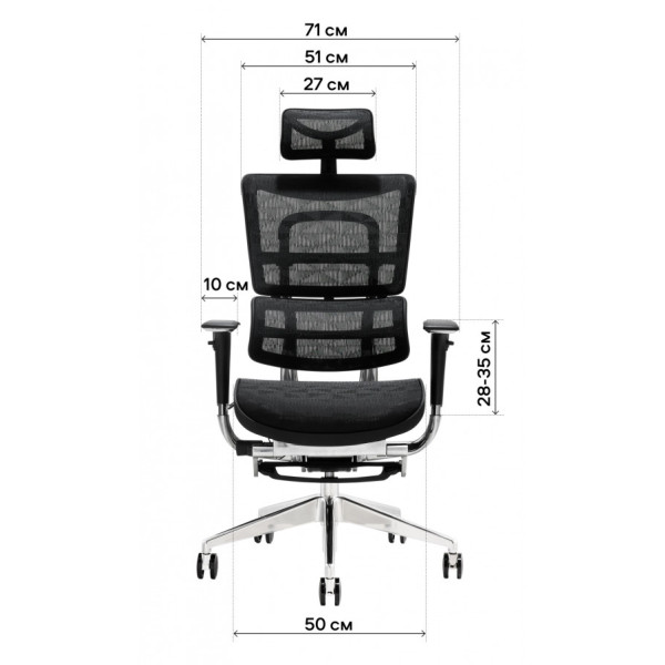 Фото - Кресло офисное GT Racer X-801L Black (W-51)