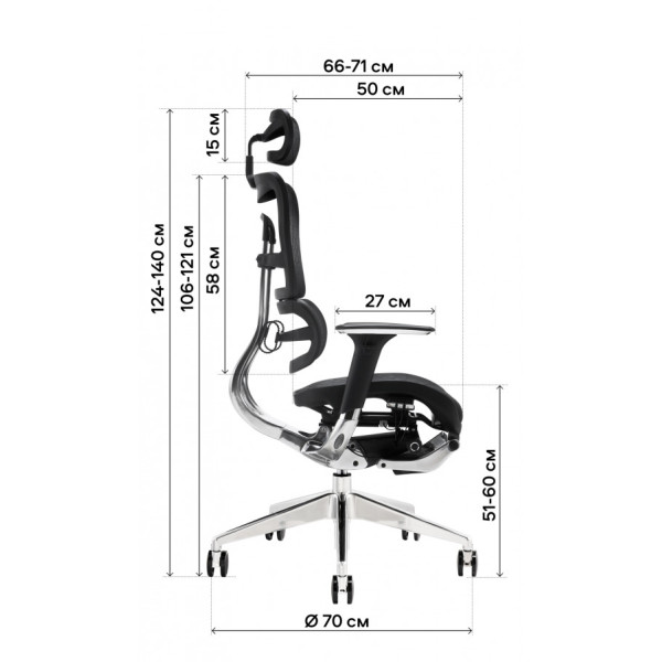 Фото - Кресло офисное GT Racer X-801L Black (W-51)