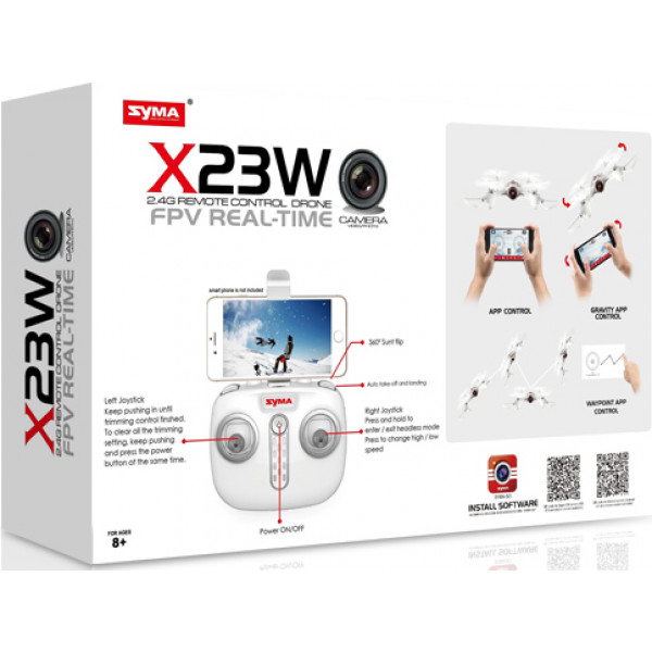Фото - Квадрокоптер для детей Syma X23W Black