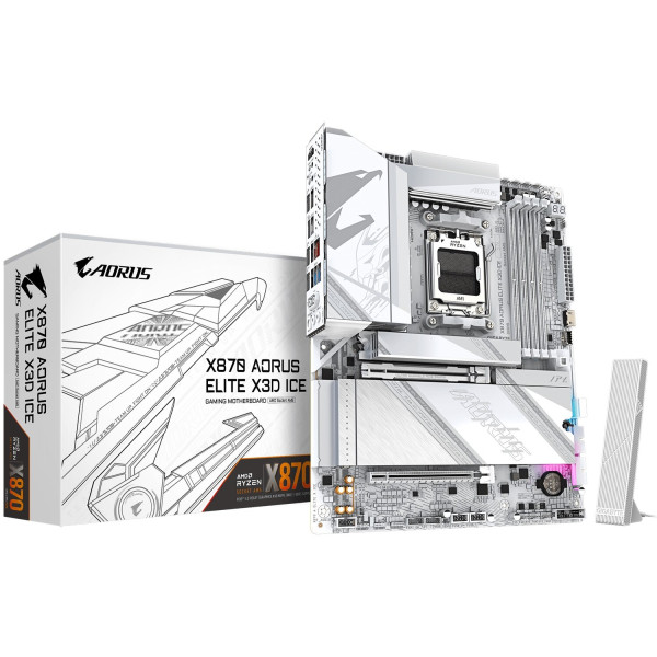 Фото - Материнская плата Gigabyte X870 AORUS ELITE X3D ICE DDR5
