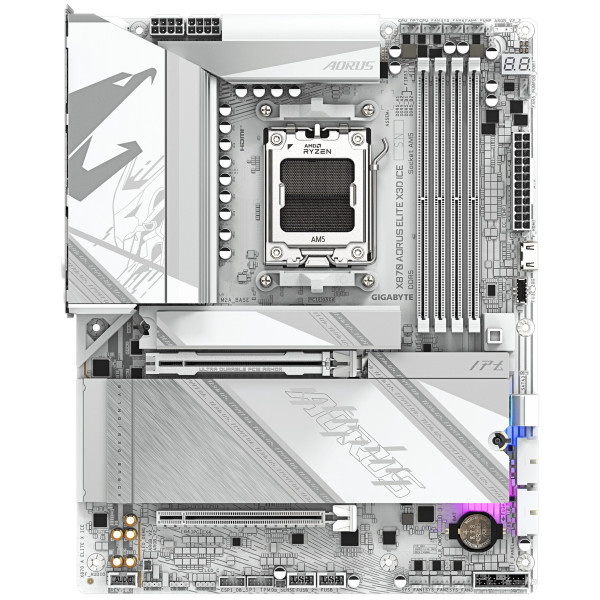Фото - Материнская плата Gigabyte X870 AORUS ELITE X3D ICE DDR5