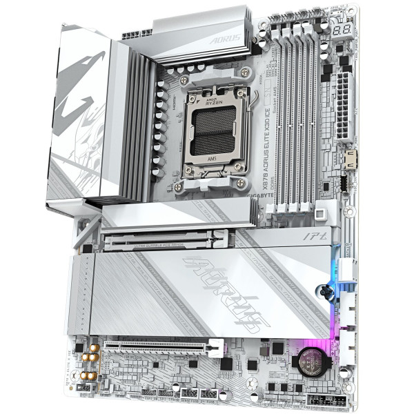 Фото - Материнская плата Gigabyte X870 AORUS ELITE X3D ICE DDR5