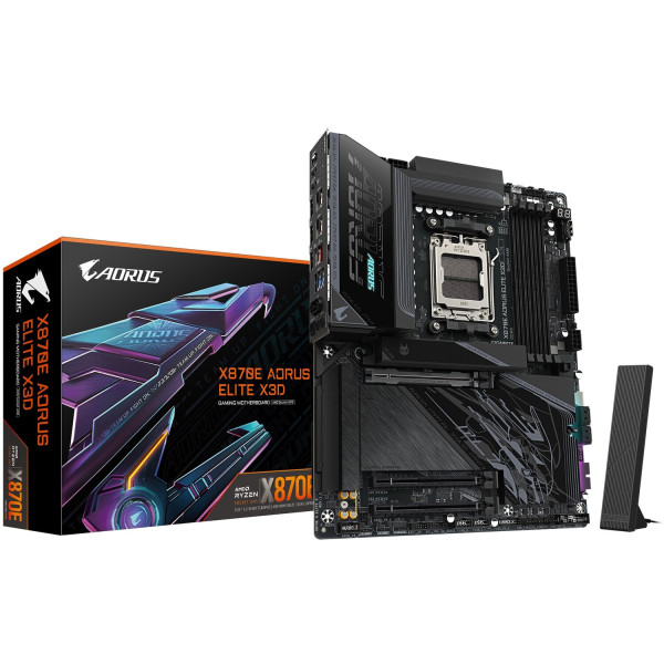 Фото - Материнская плата Gigabyte X870E AORUS ELITE X3D DDR5