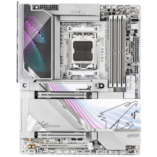 Фото - Материнская плата Gigabyte X870E AORUS MASTER X3D ICE DDR5