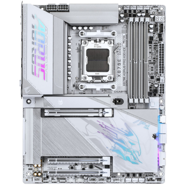 Фото - Материнская плата Gigabyte X870E AORUS PRO X3D ICE DDR5