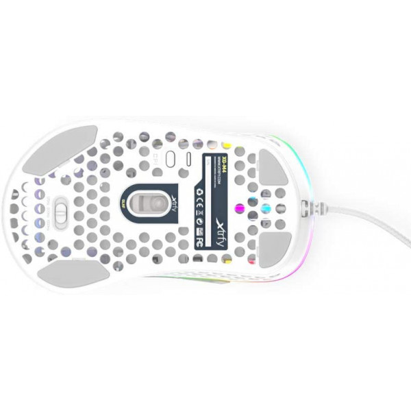 Фото - Мышь проводная игровая Xtrfy M4 RGB White (XG-M4-RGB-WHITE)