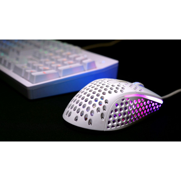 Фото - Мышь проводная игровая Xtrfy M4 RGB White (XG-M4-RGB-WHITE)