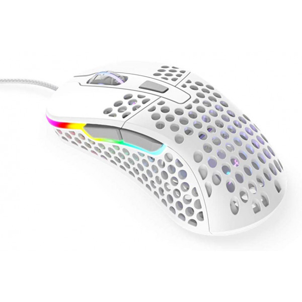 Фото - Мышь проводная игровая Xtrfy M4 RGB White (XG-M4-RGB-WHITE)