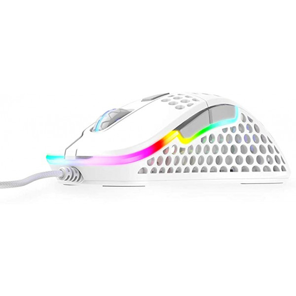 Фото - Мышь проводная игровая Xtrfy M4 RGB White (XG-M4-RGB-WHITE)