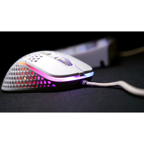 Фото - Мышь проводная игровая Xtrfy M4 RGB White (XG-M4-RGB-WHITE)