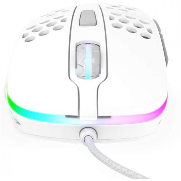 Фото - Мышь проводная игровая Xtrfy M4 RGB White (XG-M4-RGB-WHITE)