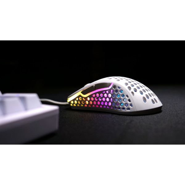Фото - Мышь проводная игровая Xtrfy M4 RGB White (XG-M4-RGB-WHITE)
