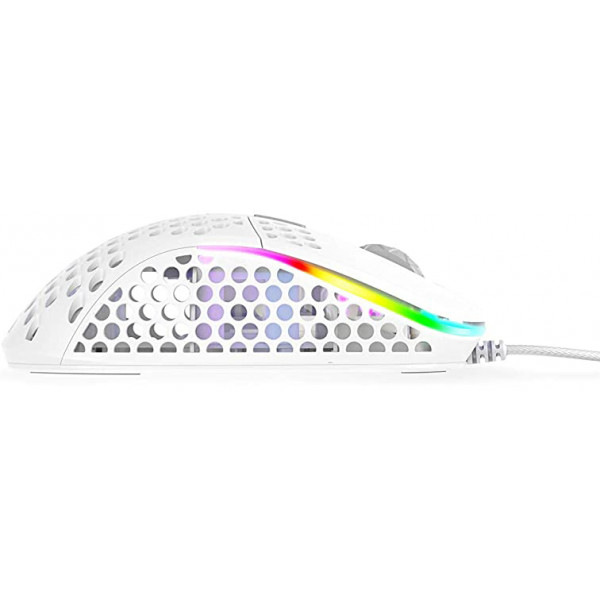 Фото - Мышь проводная игровая Xtrfy M4 RGB White (XG-M4-RGB-WHITE)
