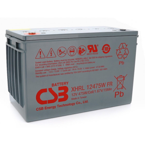 Фото - Аккумулятор для ИБП CSB 12V 118.8Ah (XHRL12475W) Фото - Аккумулятор для ИБП CSB 12V 118.8Ah (XHRL12475W)