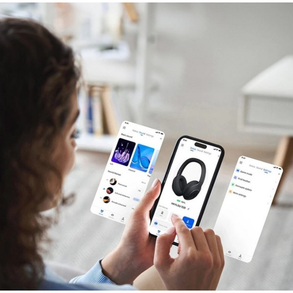 Фото - Наушники полноразмерные беспроводные Haylou Blue (S30 ANC)