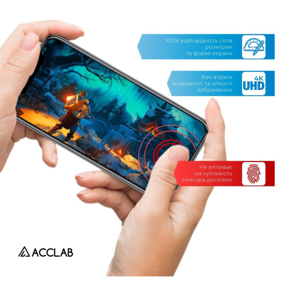 Фото - Защитное стекло для смартфона ACCLAB Full Glue for Xiaomi Mi 10T Lite (1283126508844)