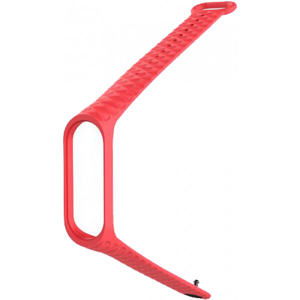 Фото - Ремешок для фитнес-браслета Xiaomi Ribbed Strap for Mi Band 3 Red (XMB3-RIB-RD)