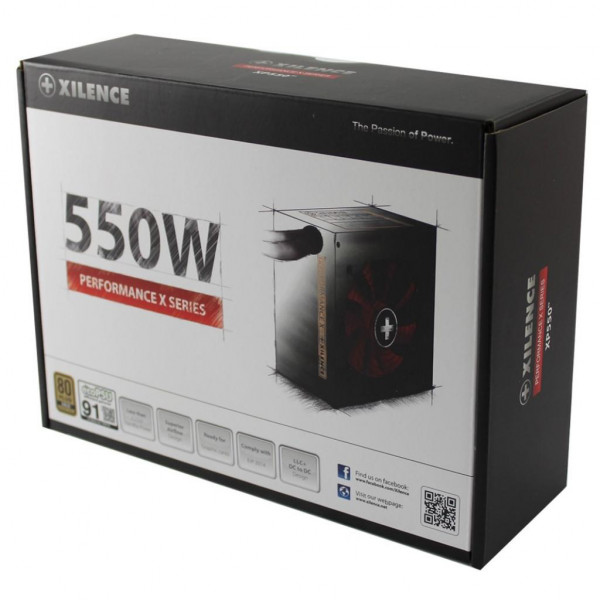 Фото - Блок питания для ПК Xilence Performance X (XP550R9) 550W