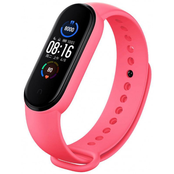Фото - Ремешок для фитнес-браслета XOKO Sport for Xiaomi Mi Band 5/6/7 Bright Pink (XK-BND-SP-PN)