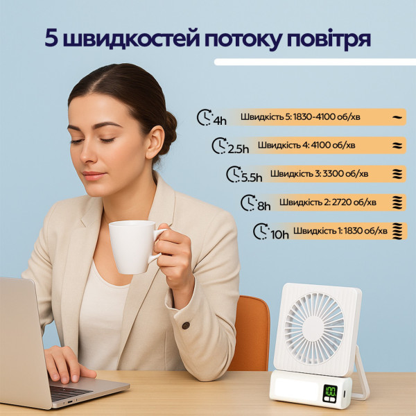 Фото - Вентилятор портативный XOKO F01 (XK-F01)