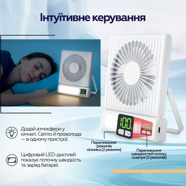 Фото - Вентилятор портативный XOKO F01 (XK-F01)