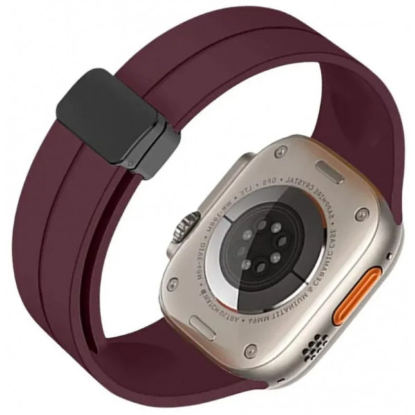 Фото - Ремешок для смарт-часов XOKO for Apple Watch 42/44/45/49 мм Bordo (XK-MGT-44BRD)