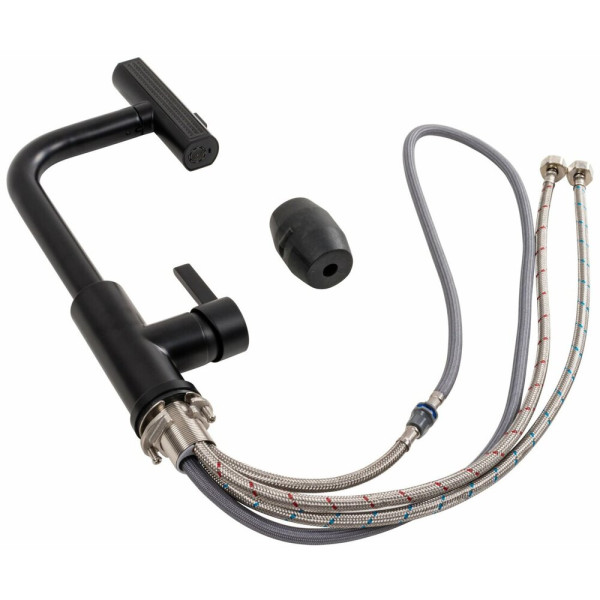 Фото - Смеситель кухонный Platinum XK09B PVD черный