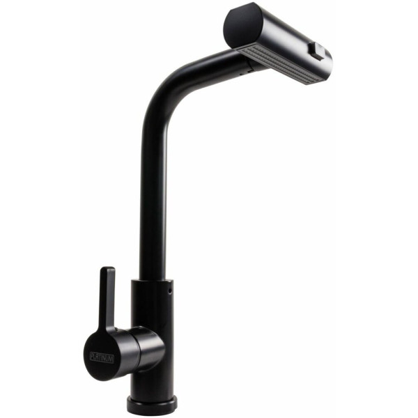 Фото - Смеситель кухонный Platinum XK09B PVD черный Фото - Смеситель кухонный Platinum XK09B PVD черный