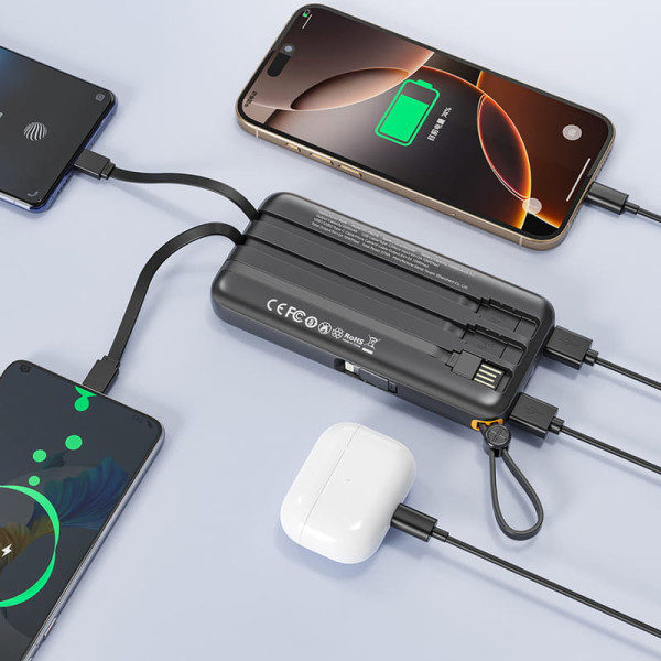 Фото - Батарея мобильная XO PR278 10000mAh 10W Black