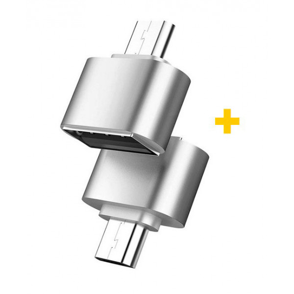 Фото - Переходник XOKO AC-035 USB - Type-C Silver 2 шт. (XK-AC035-SL2)