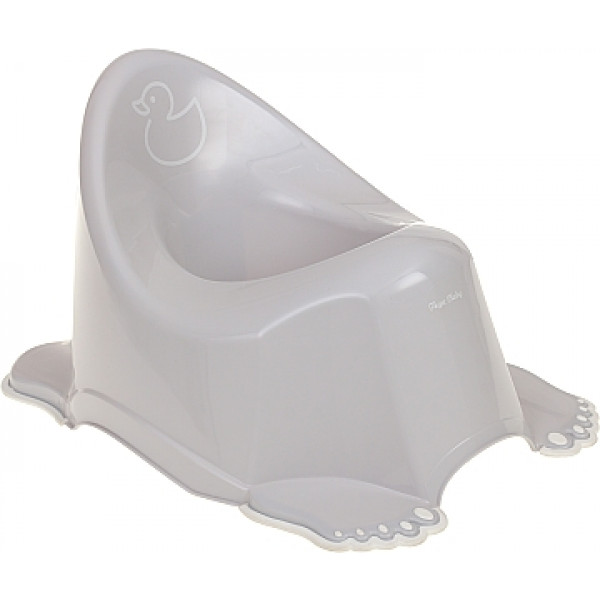 Фото - Горшок детский Tega Baby Утенок с антискользящей резиной Светло-серый (DK-001-122)