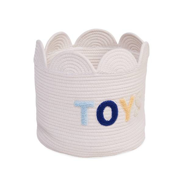 Фото - Корзина для игрушек Childhome Flower 30x30x30 см White (CCBAFL30)