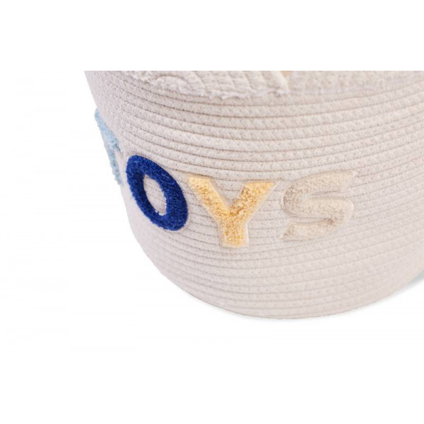 Фото - Корзина для игрушек Childhome Flower 30x30x30 см White (CCBAFL30)