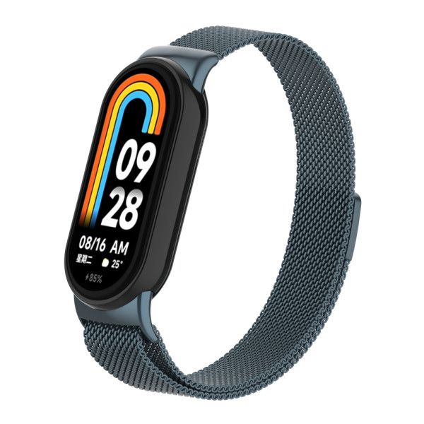 Фото - Ремешок для фитнес-браслета Armorstandart Milanese Magnetic for Xiaomi Smart Band 10/9/8 Titanium Grey (ARM86893)