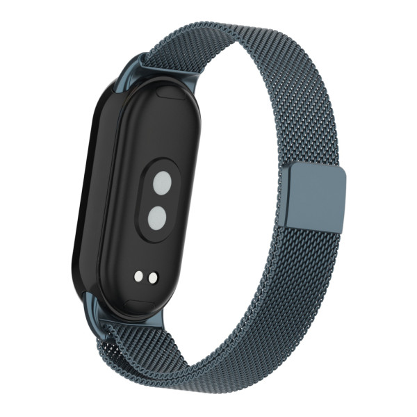 Фото - Ремешок для фитнес-браслета Armorstandart Milanese Magnetic for Xiaomi Smart Band 10/9/8 Titanium Grey (ARM86893)