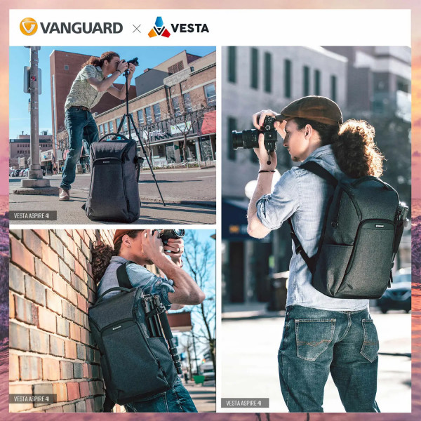Фото - Рюкзак для фотокамеры со смен.объективом Vanguard Vesta Aspire 41 Navy (Vesta Aspire 41 NV)