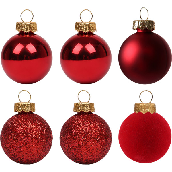 Фото - Набор ёлочных игрушек YES! Fun 8 см 6 шт. красный (975119)