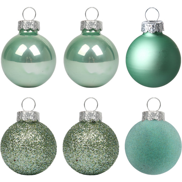 Фото - Набор ёлочных игрушек YES! Fun 8 см 6 шт. ментол (975127)