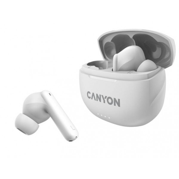Фото - Наушники вкладыши беспроводные TWS Canyon TWS-8 (CNS-TWS8W) White